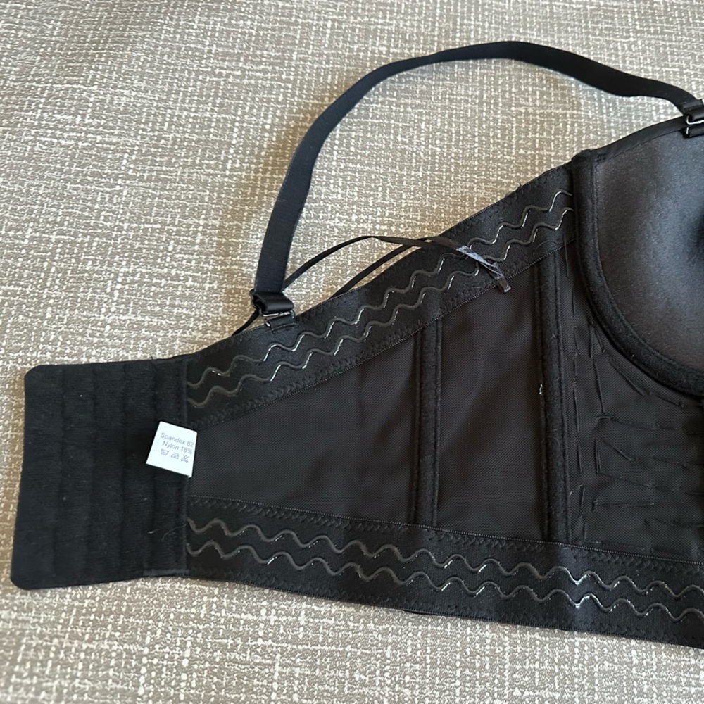 Gemstone Beaded Bustier Crop Top Corset Katy Perry  Festival Club wear size M - Picture 7 of 14